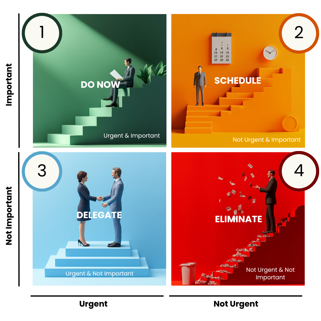 Eisenhower Matrix - Growing Businesses Prioritization Tool by RemoteAces
